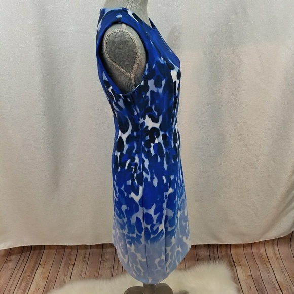 NWT Calvin Klein Animal Print Scuba Sheath Dress - Picture 6 of 8